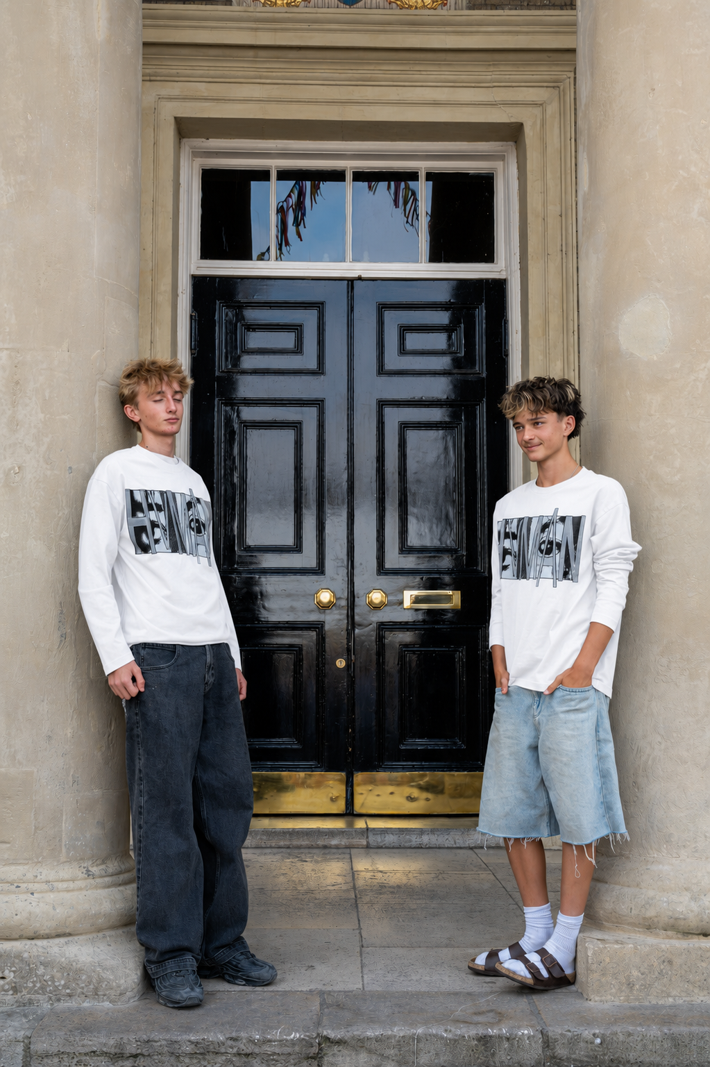 HVMAN EYEZ LONGSLEEVE WHT PODpartner